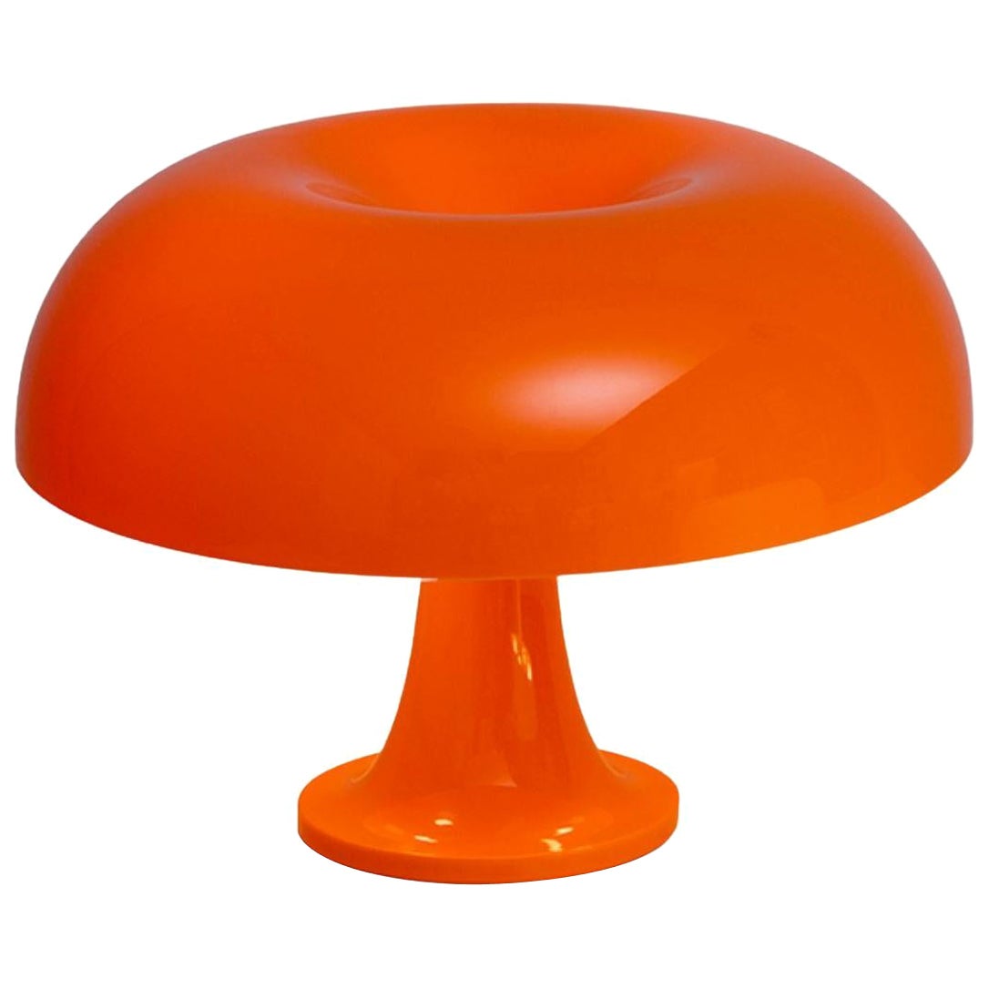 Giancarlo Mattioli 'Nessino' Table Lamp in Orange for Artemide