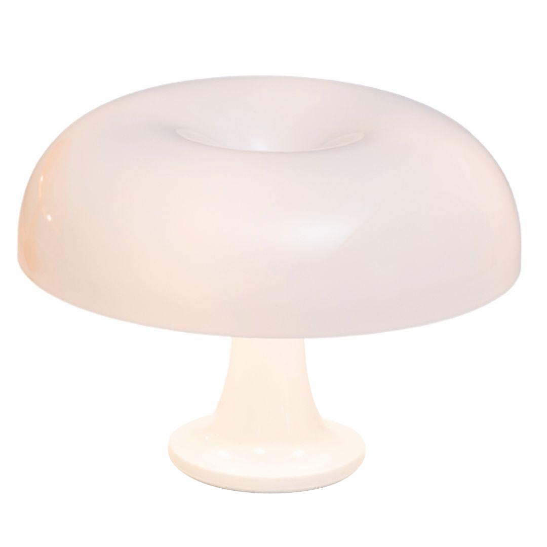 Giancarlo Mattioli 'Nessino' Table Lamp in White for Artemide For Sale