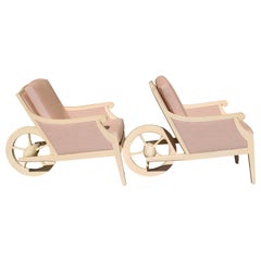 Pair of "Man Ray" Chairs by Philippe Starck for the Clift Hotel, San Francisco
