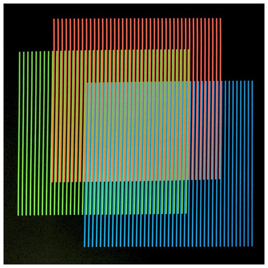 Carlos Cruz-diez Week Series 'Monday' Color Lithograph, 2013