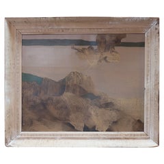 Vintage Abstract Landscape, David Walsh, Ibiza, 1964