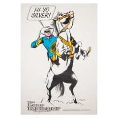 Original Vintage Hi-Yo Silver The Lone Ranger, US Poster, 1966