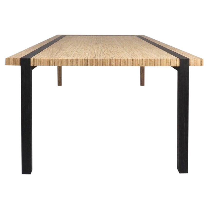 Scandinavian Designer Natural Wood Medium Size Dining or Conference Table