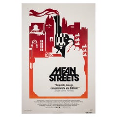 Vintage Mean Streets Original American Film Movie Poster, 1973