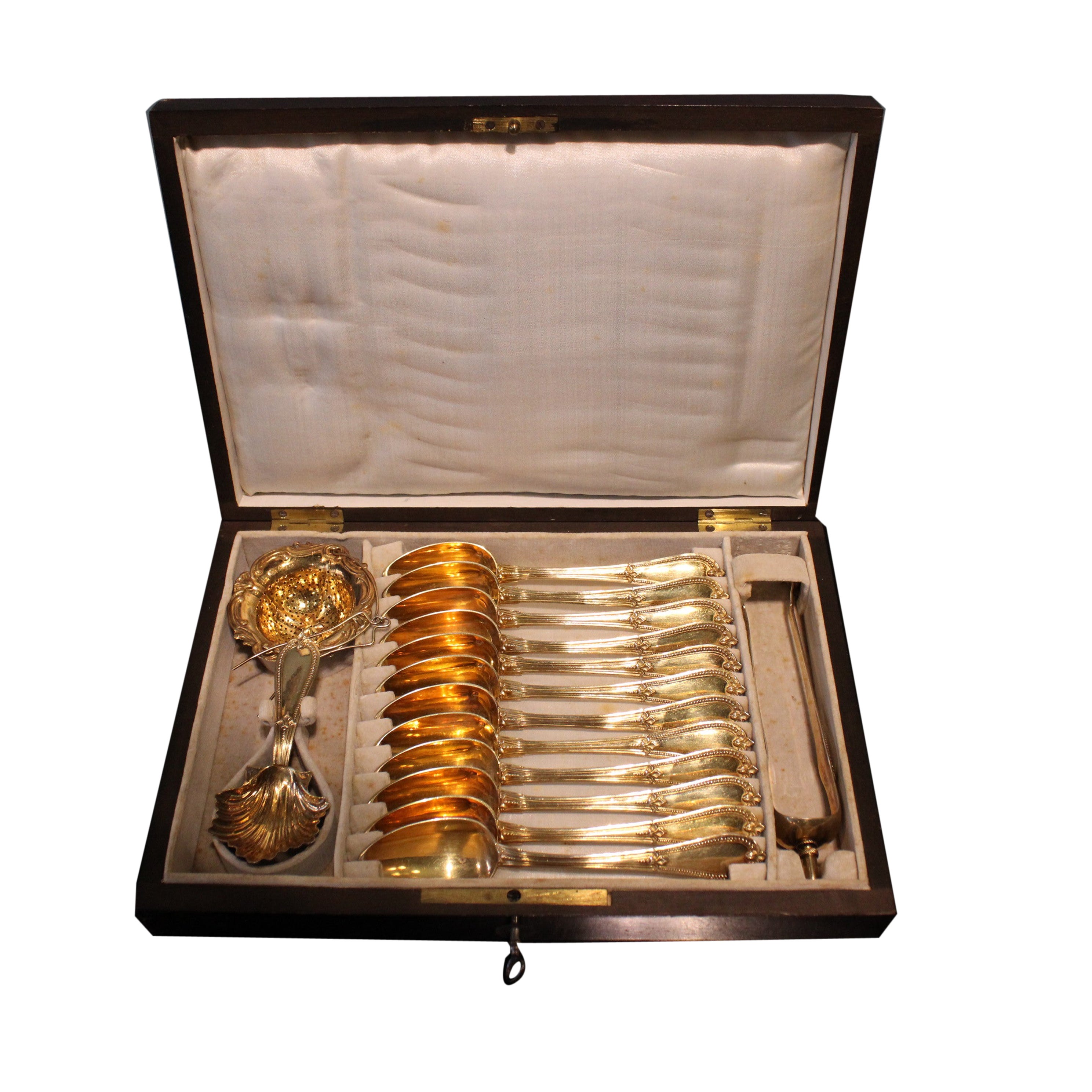 Silver-Gilt Snoops Box For Sale
