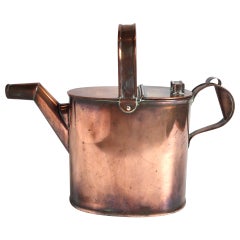 Small Vintage Solid Copper Watering Can, England