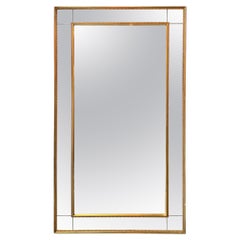 Large French Mirror with a Gilt Frame