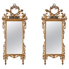 Miroirs de pilier néoclassiques