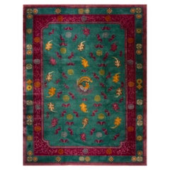 1920s Chinese Art Deco Carpet ( 8 8" x 11'2" - 265 x 340 )