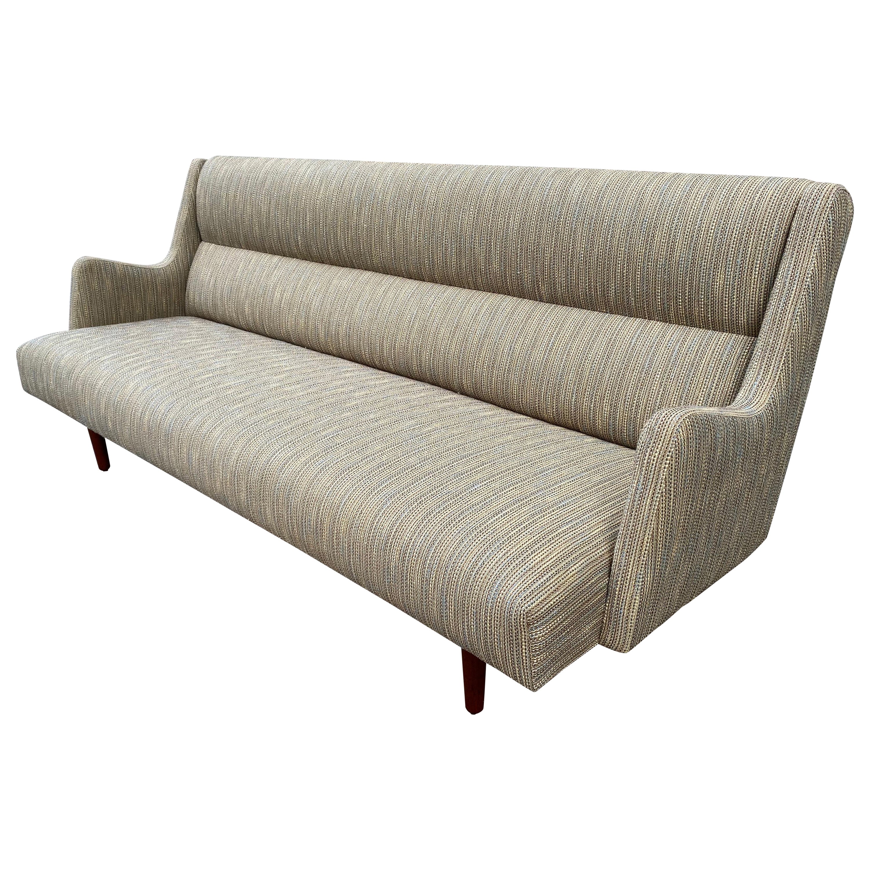Danish Upholstered Sofa in the Style of Finn Juhl