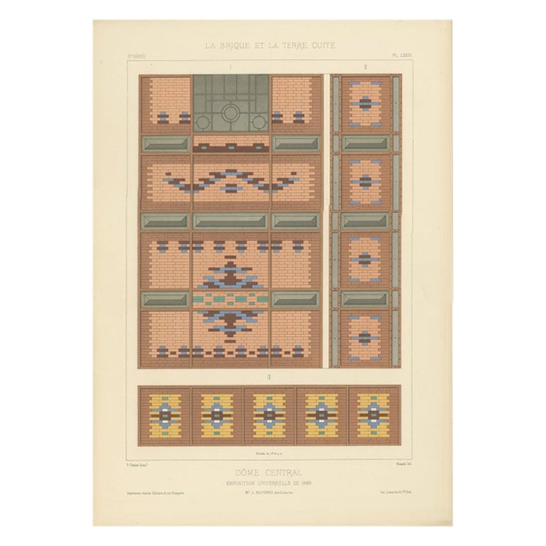 Pl. LXXIV Dôme Central, Chabat, 1900 ca.