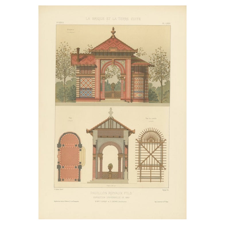 Pl. LXXVI Pavillon Royaux Fils, Chabat, c.1900