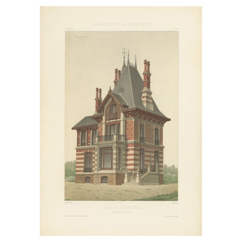 Pl. VII Villa a Luzarches, Chabat, 1900 ca.