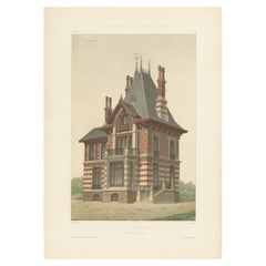 Pl. VII Villa a Luzarches, Chabat, 1900 ca.
