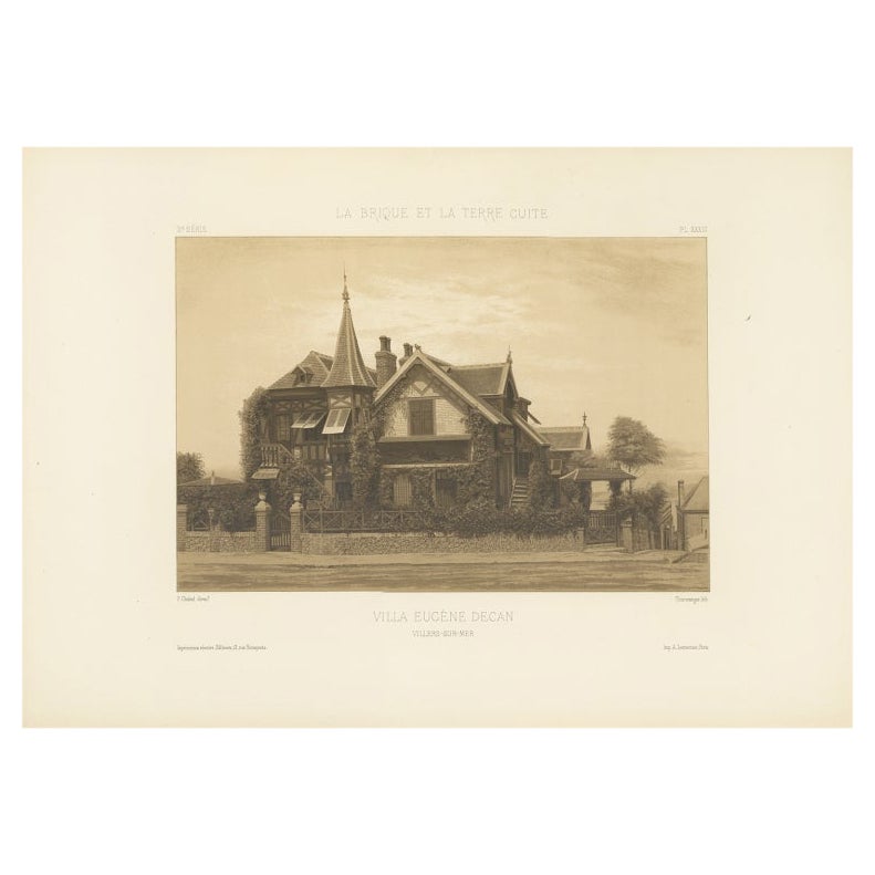 Pl. XXXIII Villa Eugène Decan, Chabat, c.1900