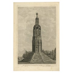 Zum Gedenken an Königin Eleanor errichtetes Kreuz, Basire, 1791