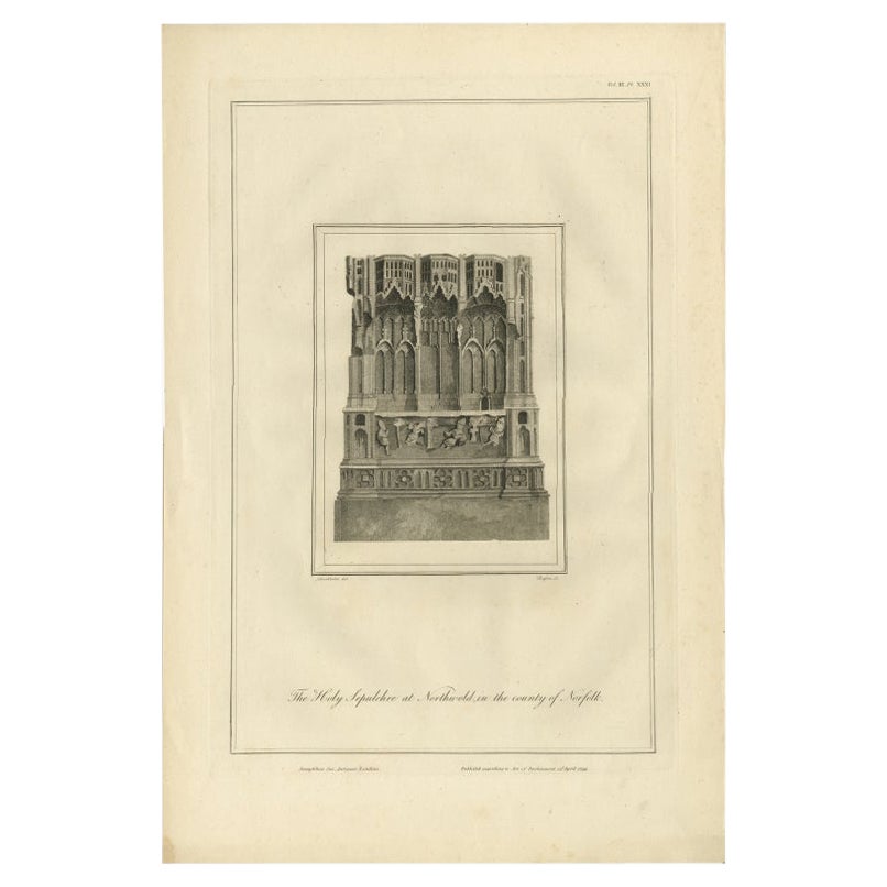 Le Saint-Esprit Sepulchre... », Basire, 1795 en vente