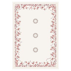 Rectangular Tablecloth 'Medium', Red Baba, Linen and Cotton by Alto Duo