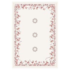 Rectangular Tablecloth 'Large', Red Baba, Linen and Cotton by Alto Duo