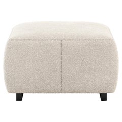 Contemporary modern pouf, with customisable fabrics by Laskasas