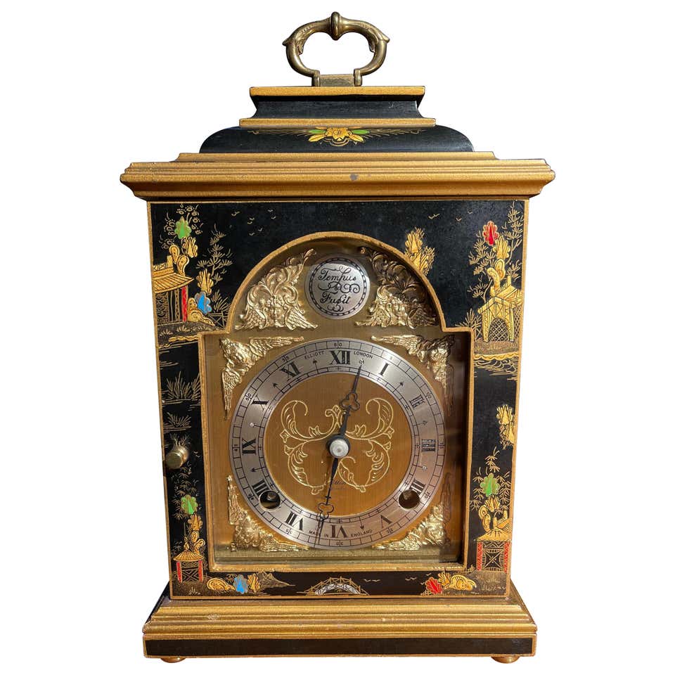 English Mahogany Mantel Clock. Circa 1840 For Sale at 1stDibs