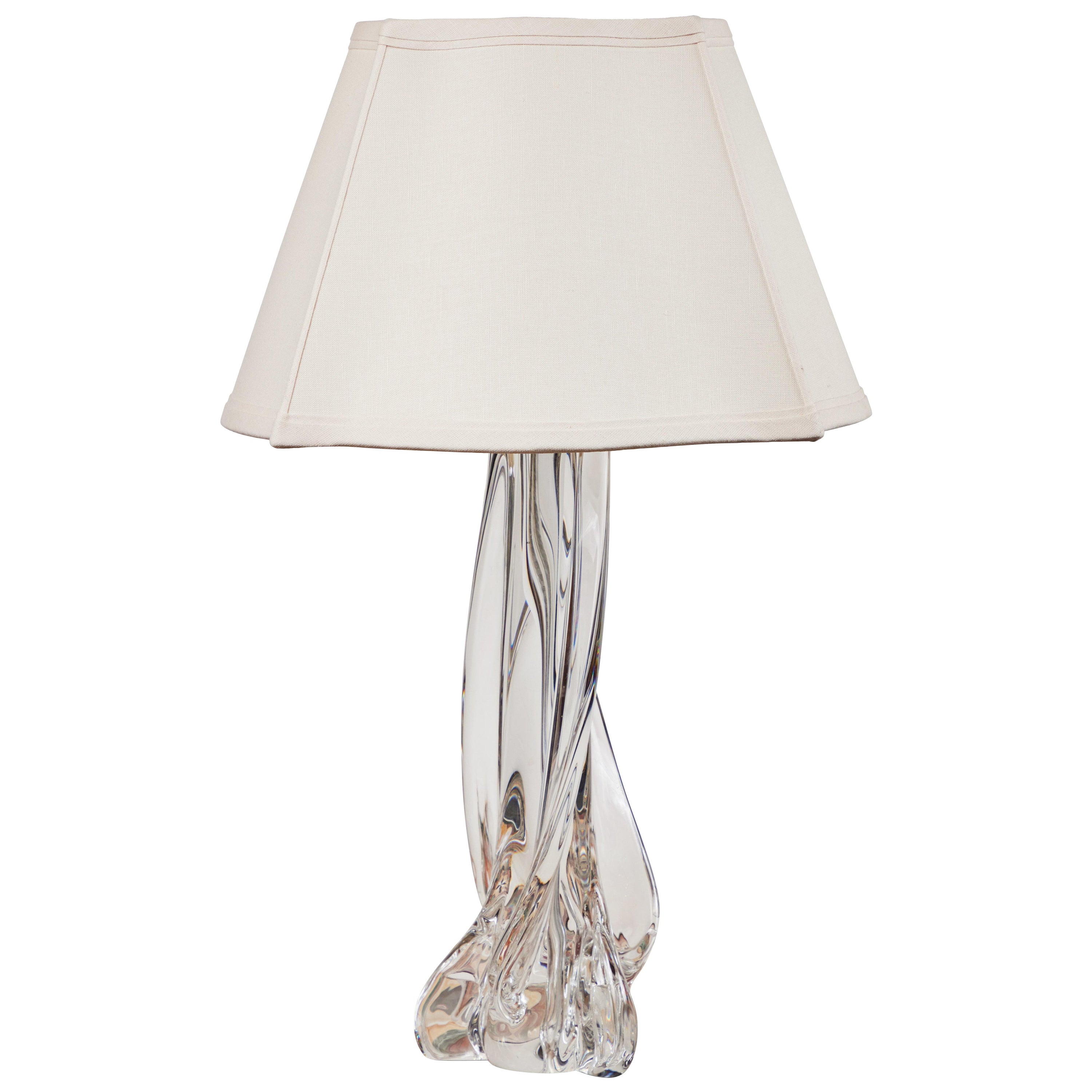 Serpentine, Crystal Table Lamp