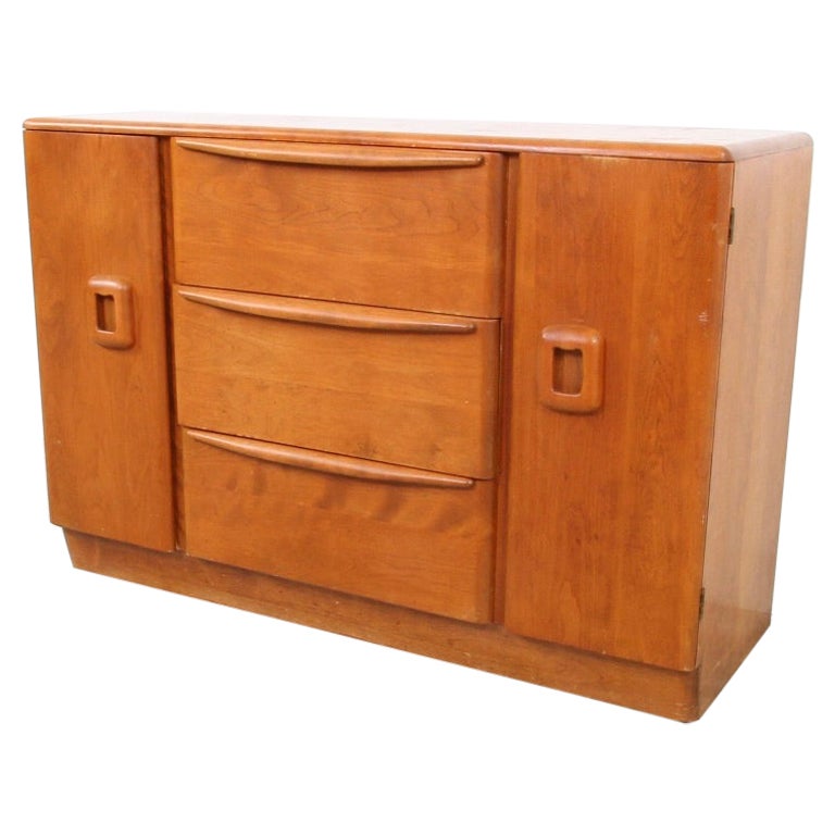Heywood Wakefield Isabel Credenza in Wheat, c1950 For Sale