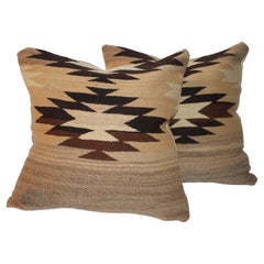 Pair of Navajo Indian Weaving Pillows
