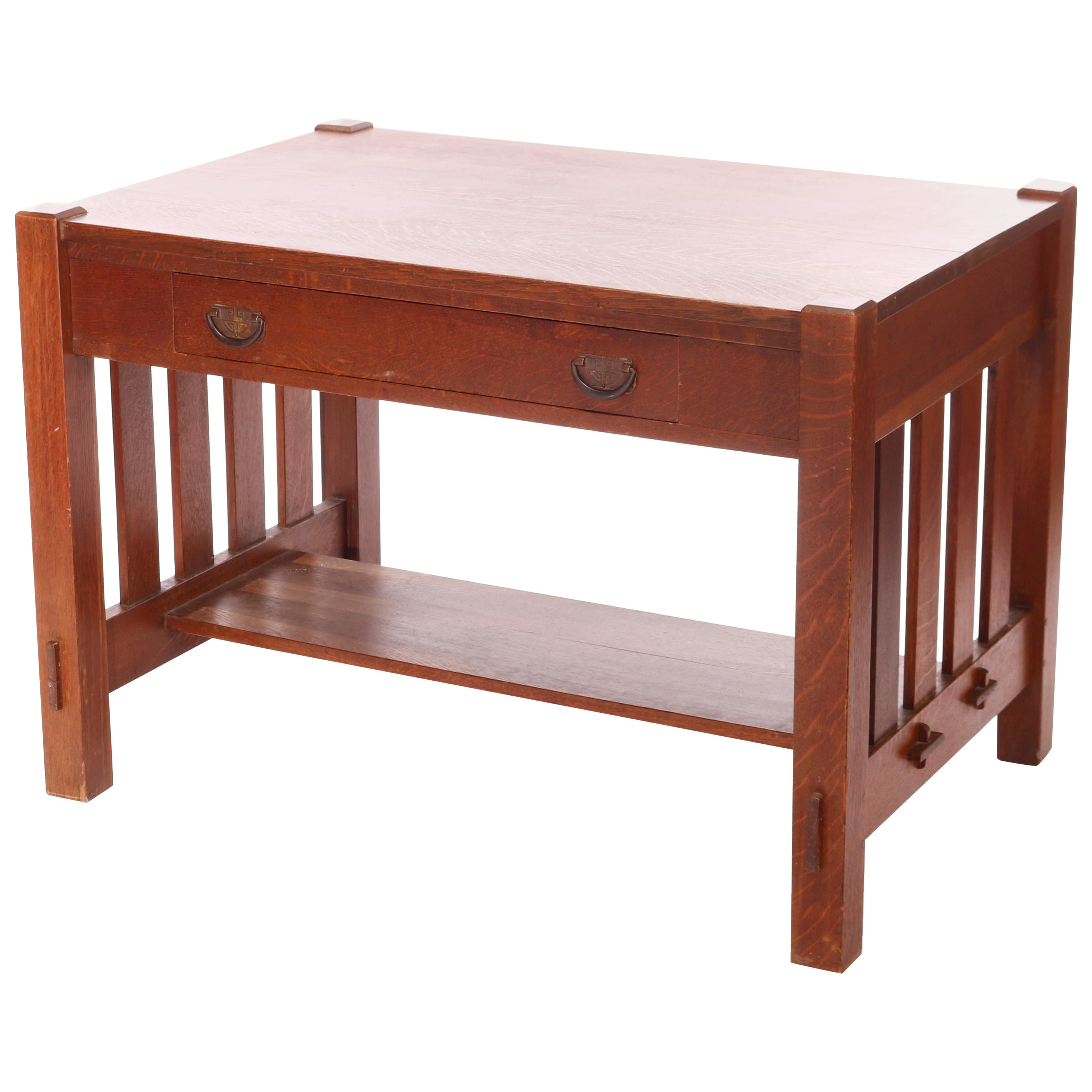 Antique English Arts and Crafts Secretary Desk at 1stDibs