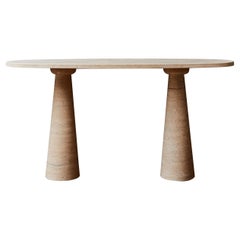 Vintage Console in Travertine