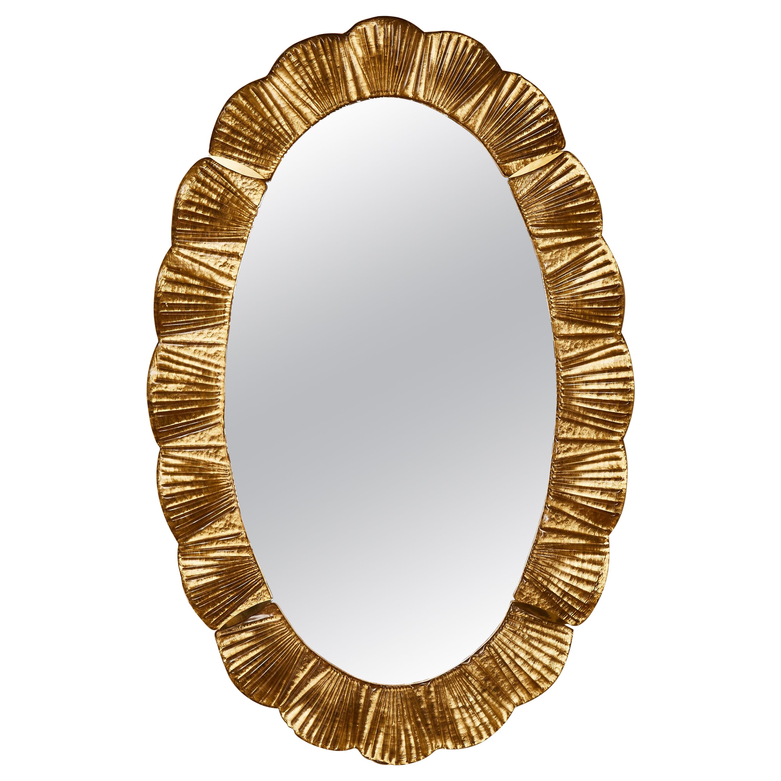 Goldener Spiegel von Studio Glustin