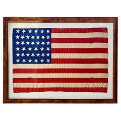 Antique American 39 Star Flag, circa 1889