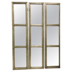 Used Tall Metal Wrapped Mirror Panels