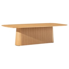 Contemporary Dining Table POV 465, Solid Oak or Walnut, 240
