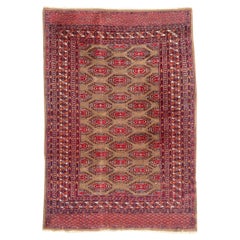 Bobyrug's Vintage Pakistani Turkmen Design Rug (tapis pakistanais vintage à motifs turkmènes)