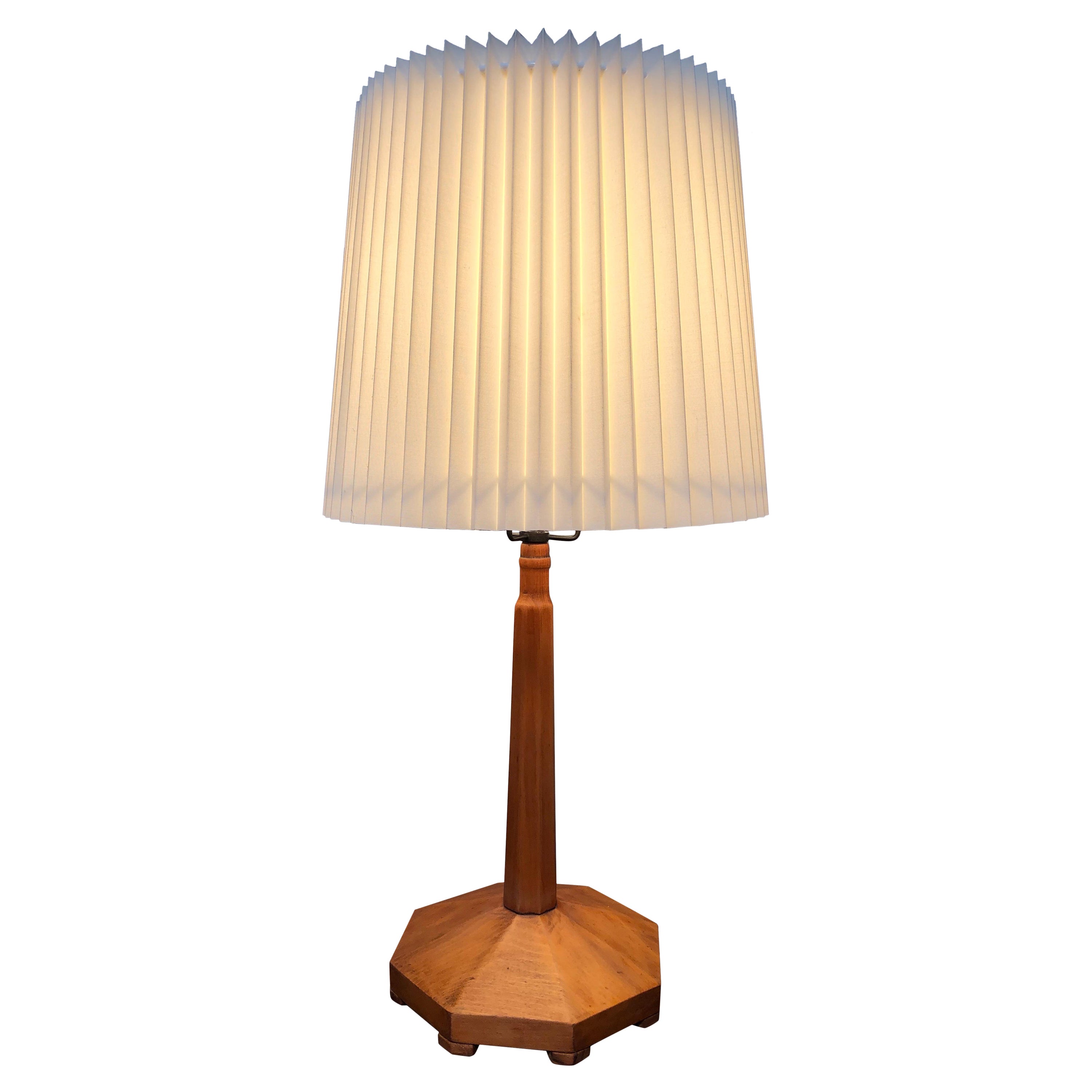 Art Deco Artisan Handmade Table Lamp For Sale