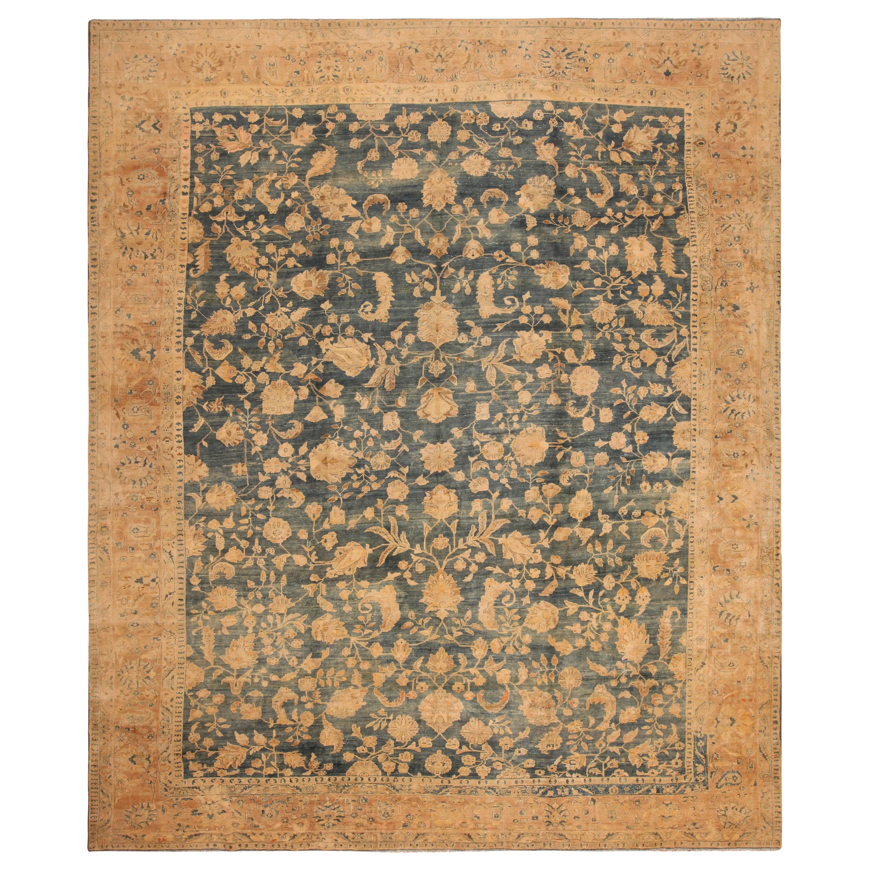 Nazmiyal Collection Antique Persian Khorassan Rug. Size: 12 ft 4 in x 15 ft 7 in