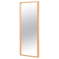 Mid-Century Oak Wall Mirror, Glas & Trä Hovmantorp, Sweden