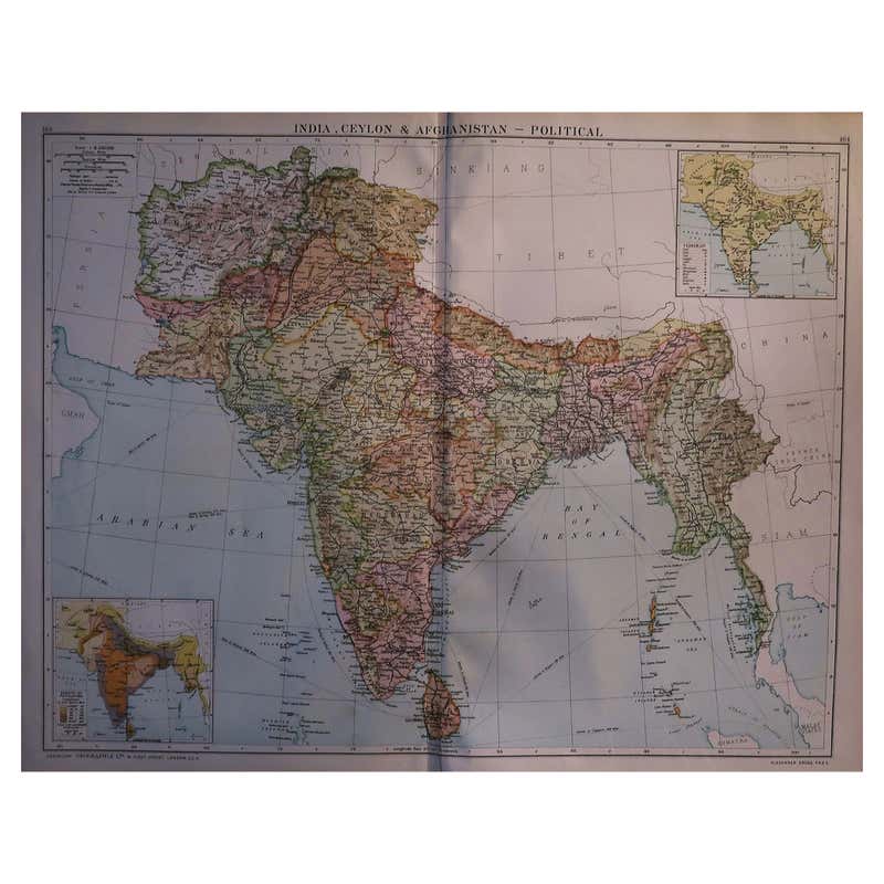 Map of Tapi or Tapti River in Central India and Along the Arabian Sea ...