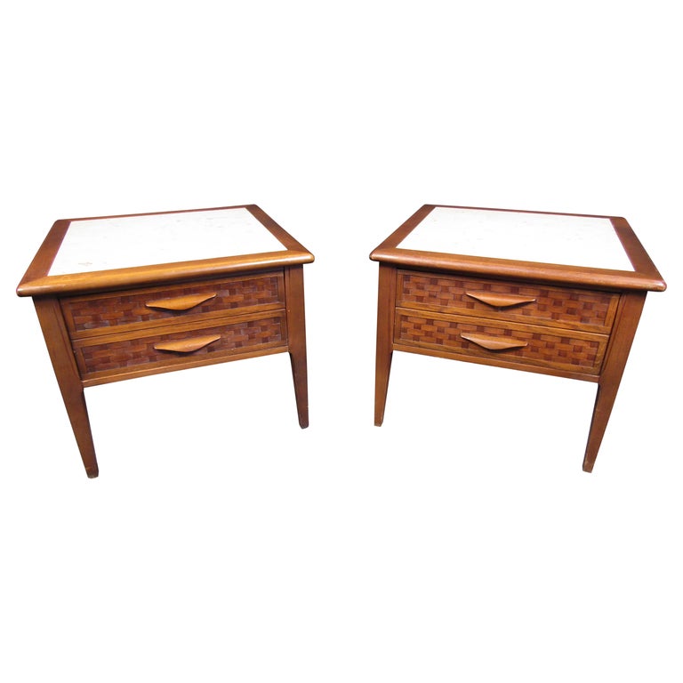 Mid-Century End Tables by Lane For Sale