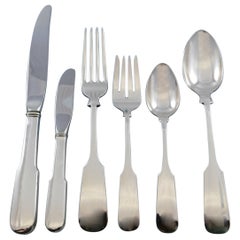 Retro Old English Tipt by Gorham Sterling Silver Flatware Set 12 Dinner Service 78 Pcs