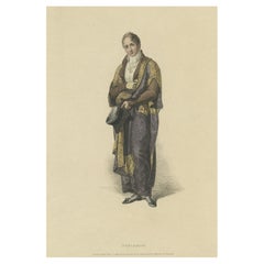 Antique Hand-Colored Portrait of a Nobleman, Lord Belgrave, 1813