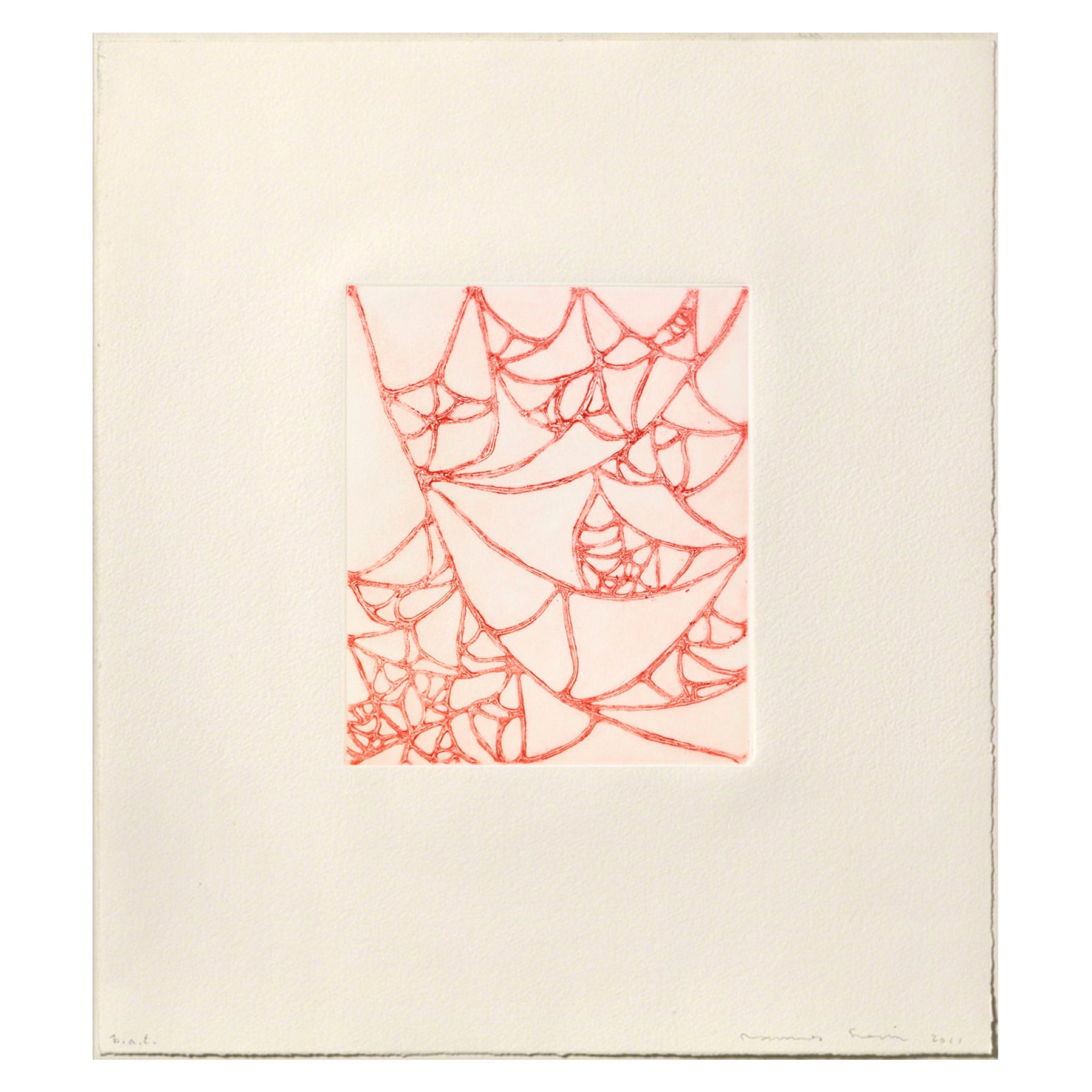 James Siena Etching 'Línies Pesades i Infectades', 2011 For Sale