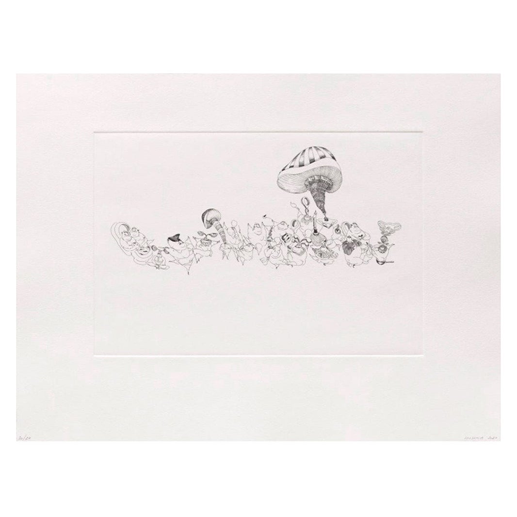 Ricardo Lanzarini Etching 'Sensación de Agobio', 2020 For Sale