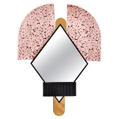 Bonnet Mirror by Houtique, Pink