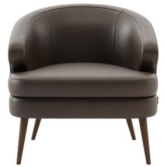 Xangai Armchair in Leather, Contemporary Portuguese Design