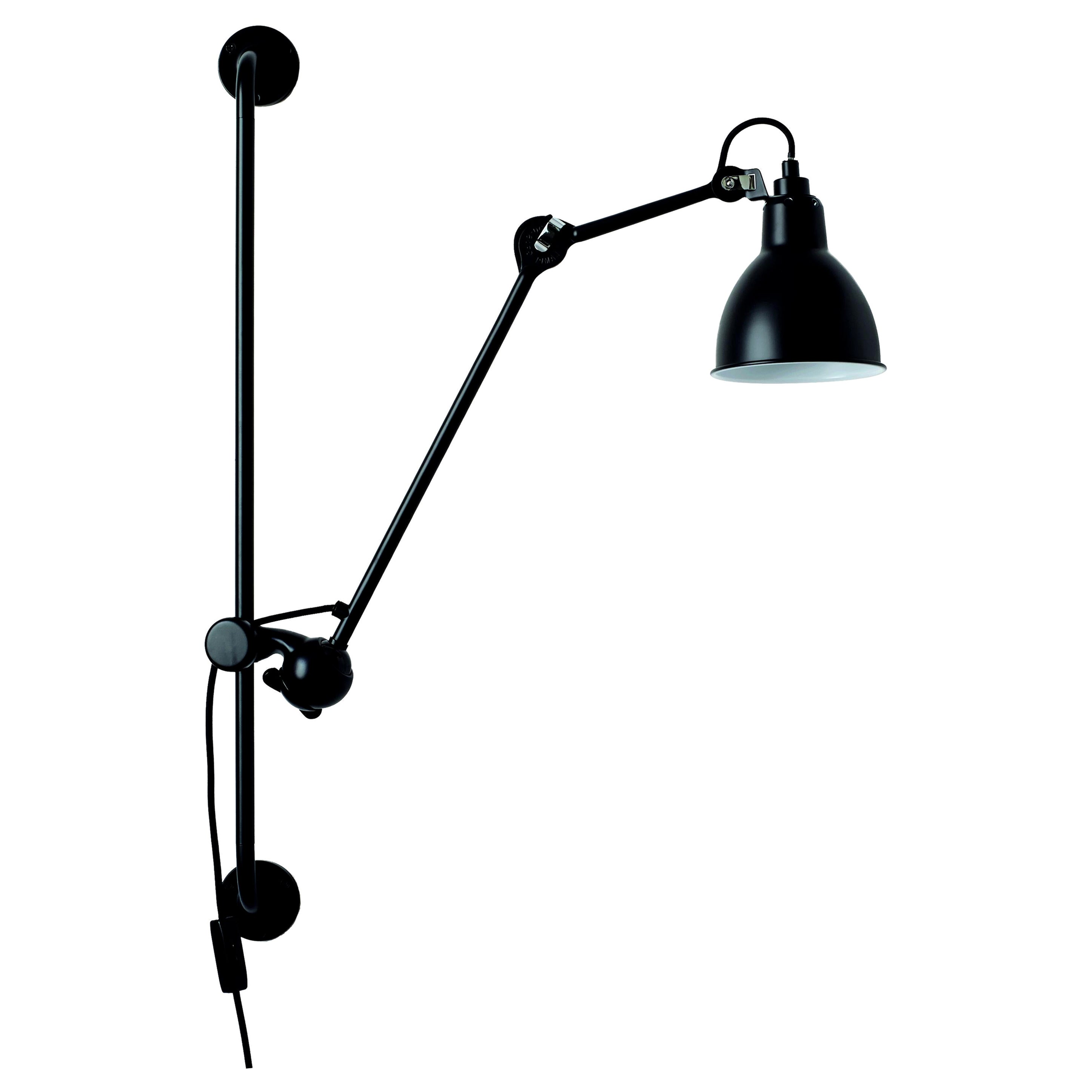 Black Lampe Gras N° 210 Wall Lamp by Bernard-Albin Gras For Sale at 1stDibs