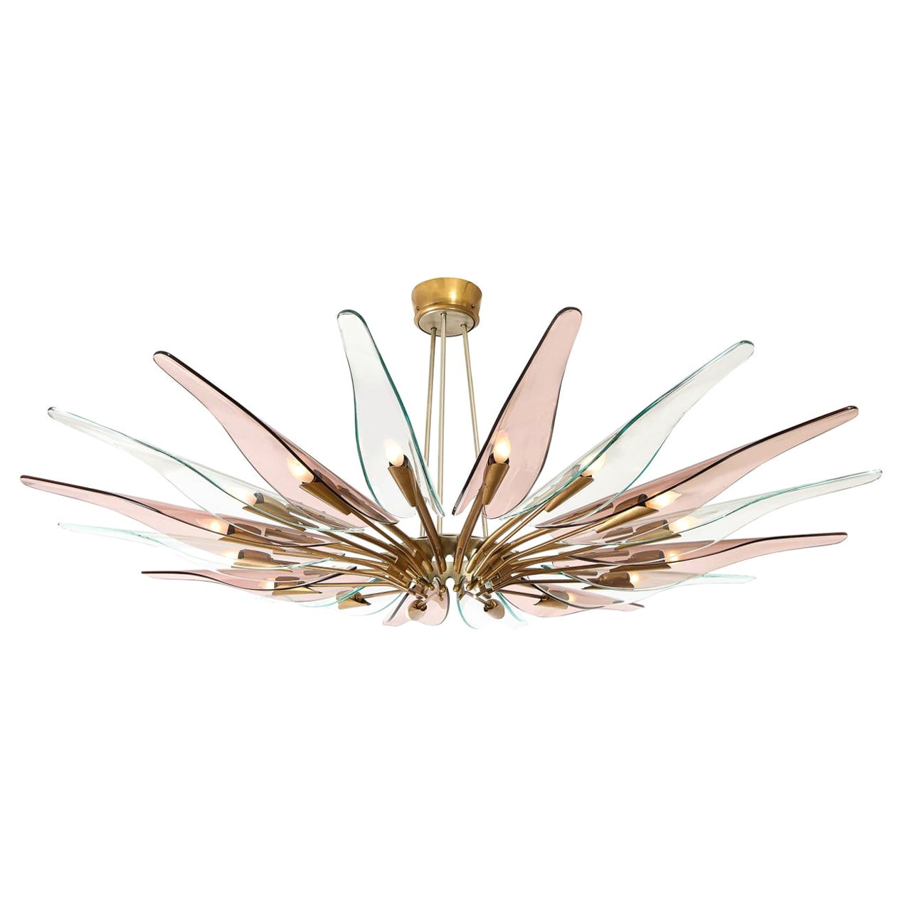 Max Ingrand Dahlia Chandelier For Sale