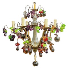 Murano Glass Chandelier in the Fruit Shape