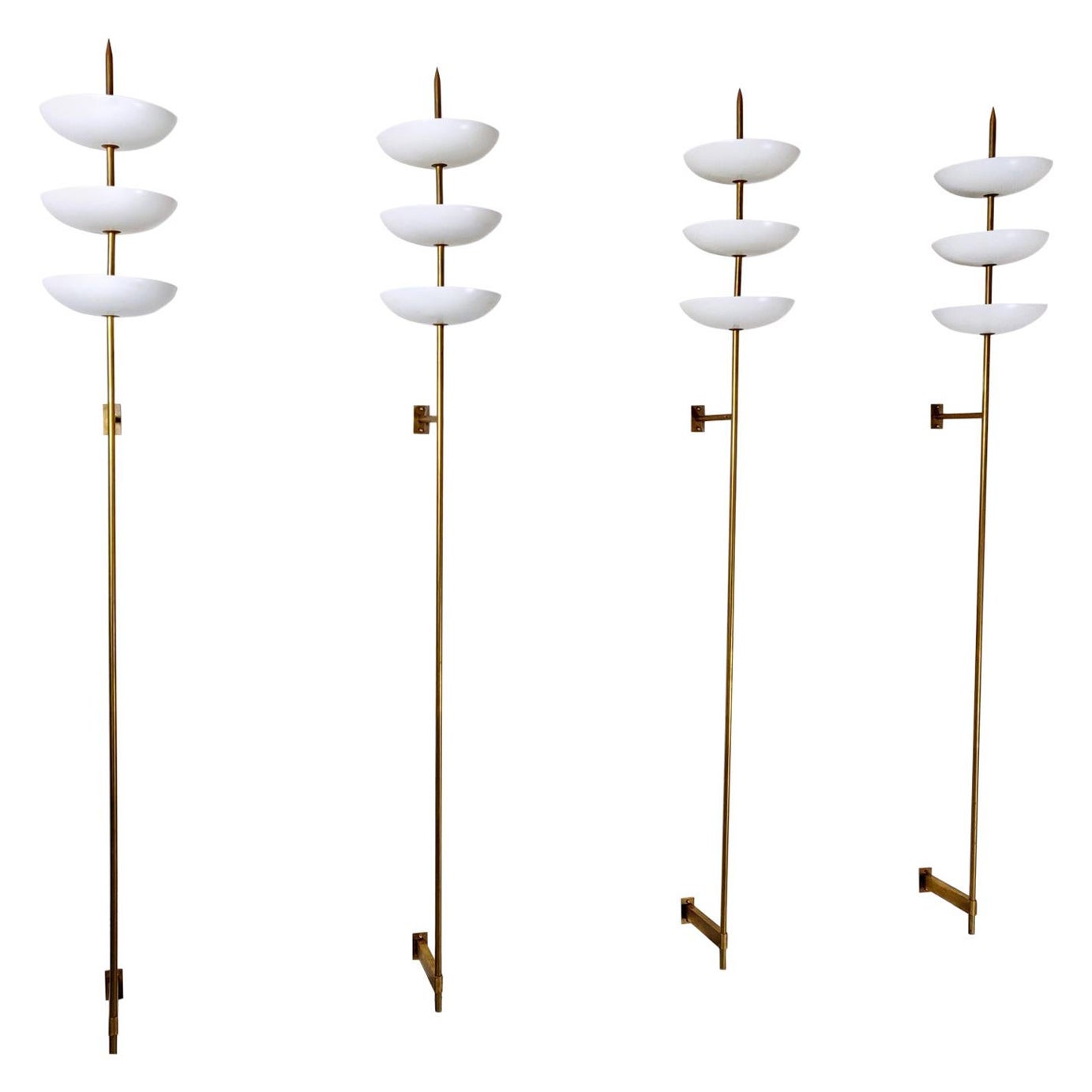 Italian Wall Lights in the Style of Stilnovo, Price Is Per Piece For Sale